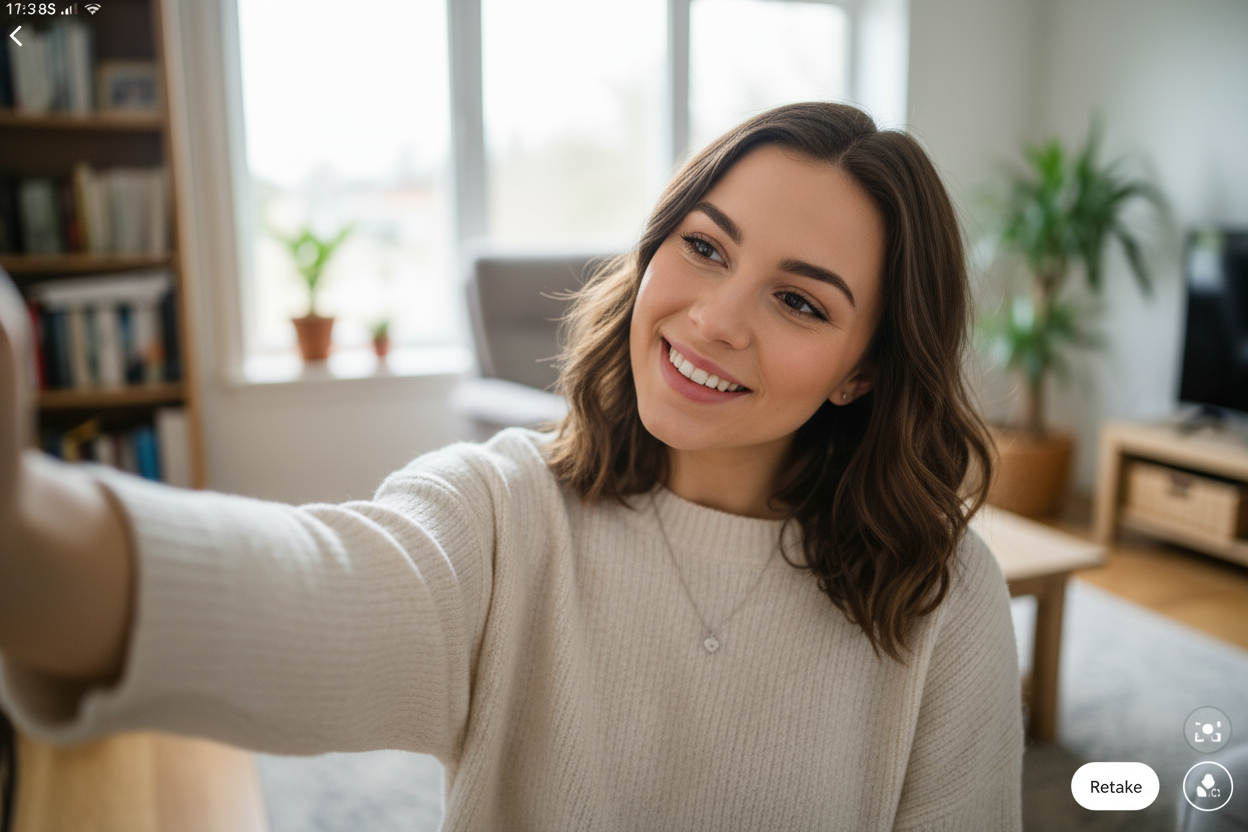 the pic is from the phone